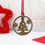Cut Out Christmas Tree Ornament, thumbnail 3 of 8