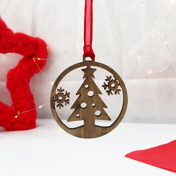 Cut Out Christmas Tree Ornament, 3 of 8
