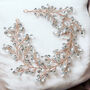 Crystal Rose Gold Hair Vine, thumbnail 1 of 4