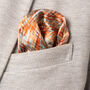 Silk Tie And Silk Pocket Square Crosshatch, thumbnail 2 of 4