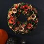 Kingsbridge Floral Halloween Wreath, thumbnail 3 of 6