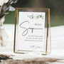 Personalised Hash Tag Wedding Sign, thumbnail 3 of 4