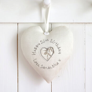 Personalised 30th Birthday Hanging Heart Gift For Her, 4 of 12