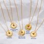 Moon Phase Necklace In Gold Vermeil With Diamonds, thumbnail 5 of 12