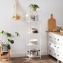 Five Tier Bathroom Storage Rack With Hooks, thumbnail 5 of 9