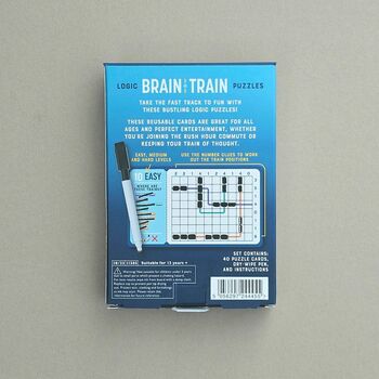 Brain Train 40 Logic Puzzles, 6 of 6