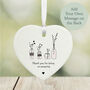 Personalised Thank You For Being Amazing Heart Keepsake Gift In Porcelain, thumbnail 2 of 4