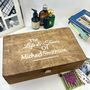 The Life And Times Personalised Wooden Memory Box, thumbnail 1 of 10