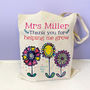 Personalised Thank You For Helping Me Grow Teacher Bag, thumbnail 4 of 12