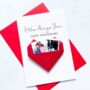 Always You Anniversary Origami Photo Card, thumbnail 3 of 8