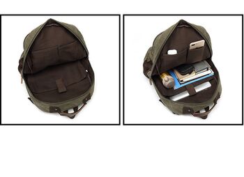 Canvas Backpack Rucksack, 9 of 12