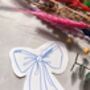 Lilac Bow Shaped Place Name, thumbnail 2 of 9