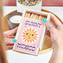 Personalised Wooden Travel Memory Large Matchbox, thumbnail 1 of 4