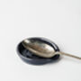 Handmade Ceramic Navy Spoon Rest Or Tea Bag Holder, thumbnail 2 of 2