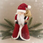 Father Christmas Santa Christmas Tree Topper, thumbnail 1 of 7