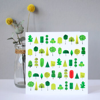 Nature Trees Birthday Card, 12 of 12