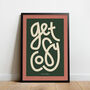 Get Cosy, Playful Typographic Print, thumbnail 1 of 6