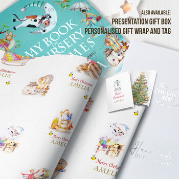 My First Christmas Nursery Rhymes And Personalised Poems Book, 10 of 10