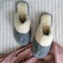 Suede Mule Slippers, thumbnail 7 of 11