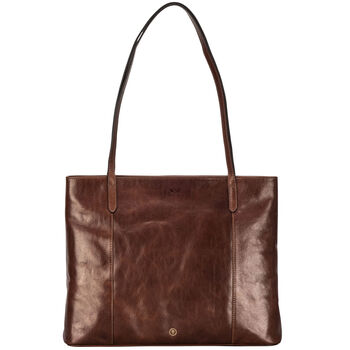 Personalised Handcrafted Leather Shopper Tote 'Athenea', 2 of 12
