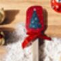 Personalised Christmas Silicone Spatula Festive Baking, thumbnail 9 of 10