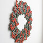 Hand Painted Multi Layered Wooden Berry Wreath, thumbnail 3 of 5