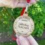Personalised Outstanding Teacher Medal Thank You Gift, thumbnail 4 of 5