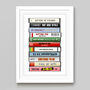 Personalised Cassette Tape Anniversary Print, thumbnail 4 of 4