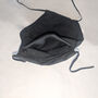 Black Cotton Face Mask With Filter Pocket, thumbnail 4 of 4