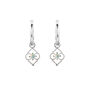 Moroccan Charm Opal Sterling Silver Huggie Hoop Earrings, thumbnail 4 of 8