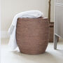 Marbury Taupe Rattan Stool, thumbnail 1 of 3