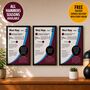 Personalised Birth Year Print Birthday Gift For West Ham Fans, thumbnail 3 of 8