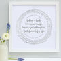 Personalised Mother Of The Bride Framed Print, thumbnail 4 of 10