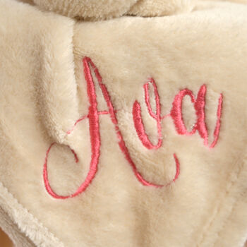 Personalised Toffee Bunny Comforter, 2 of 6
