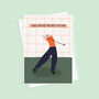 Best Dad By Par Golfing Father's Day Card, thumbnail 2 of 3