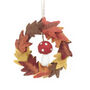 Handmade Felt Autumn Leaves And Toadstool Wreath Decoration, thumbnail 3 of 4