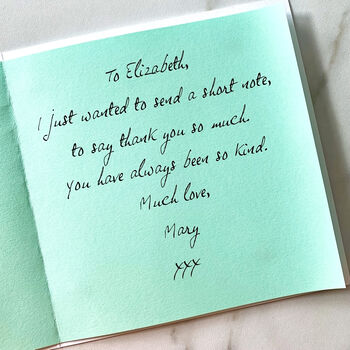 Papercut Flowers Personalised Thank You Card, 5 of 5