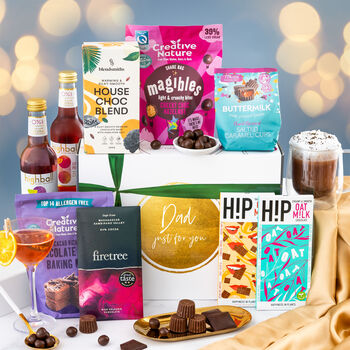 Father's Day, Dad Personalised Hot Chocolate Hamper, 2 of 11