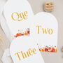 Burnt Orange Floral Wedding Invitation Set, thumbnail 7 of 9