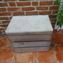 Vintage Style Midi Crate Seat With One Inch Cushion, thumbnail 4 of 5