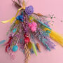 Rainbow Dried Flower Arrangement With Pampas, thumbnail 4 of 6