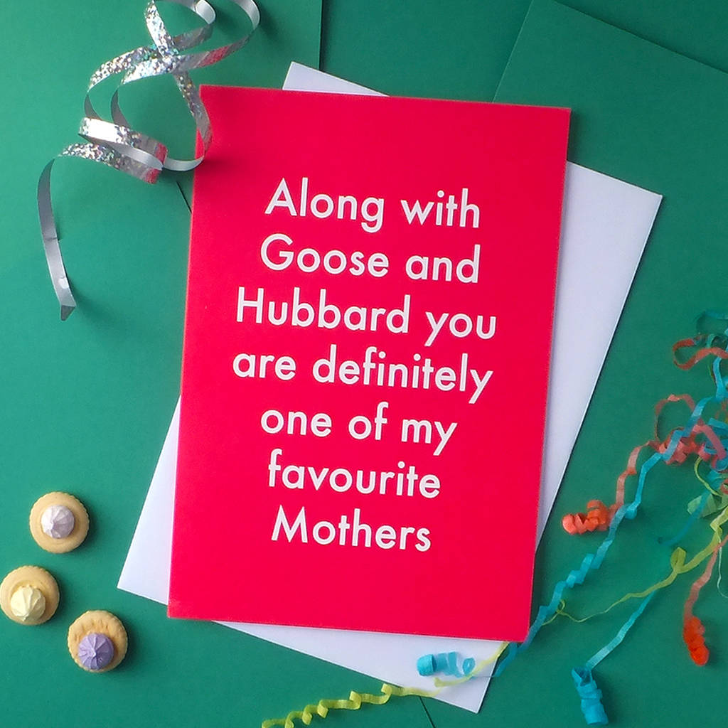 Favourite Mother Greetings Card By Objectables 1807