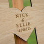 Wedding Double Letter Guest Book Sign, thumbnail 9 of 10