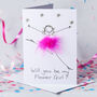 Handmade Personalised 3D Will You Be My Bridesmaid Card, thumbnail 2 of 2
