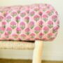 Reversible Block Print Quilt, thumbnail 2 of 6
