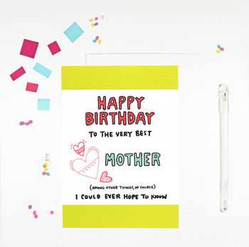 Happy Birthday To The Best… Family Member Cards, 4 of 5