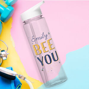 Bee You Personalised Water Bottles By British and Bespoke