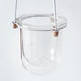 Orla, Hanging Glass Planter, Ideal For Orchids, thumbnail 6 of 12
