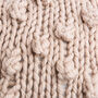 Big Bobble Stitch Cushion Easy Knitting Kit, thumbnail 6 of 10
