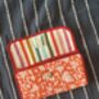 Quilted Block Print Toiletry Roll Up Pouch: Travel Kit, thumbnail 7 of 8